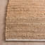 Fibre naturelle 662 tissé à plat 70% jute; Tapis 30% coton sans motif-1792042046