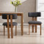 Upholstered Dining Chairs Rustic Countryside Wooden Kitchen Chairs Mid Century Side Chairs for Living Room/Lounge/Restaurant