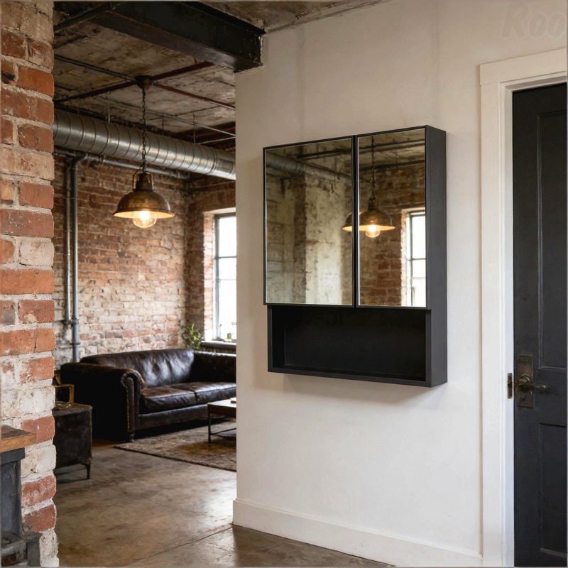 Armoire de rangement murale élégante avec rangement