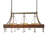 60" Long Steamboat 3 Light Pot Rack
