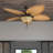 52" Palm Valley Tropical 5 Blade LED Ceiling Fan-1922206863