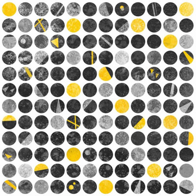 Art sur toile tendue Ivy Bronx Atelier B Art Studio Gallery: Abstract Circles