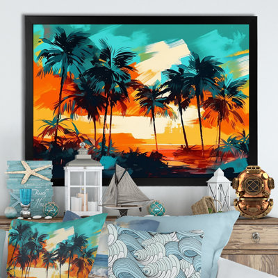 Vibrant Palm Trees IV - impression