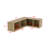 Corner Wooden Bench With Storage Compartments For Shoes And Home Decor