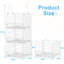Organisateur de garde-robe pliable à 3 niveaux avec 5 crochets en S-2109553573