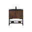 Meuble-lavabo autoportant avec lavabo, meuble de rangement pour salle de bain avec tablette ouverte