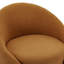 Fauteuil demi-tonneau pivotant rembourré Aunna-1325850115