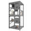 Grande cage d'extérieur en bois massif pour chat, cage d'extérieur pour aire de jeux