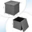 Quirrels 38cm Wide Square Solid Colour Cube Ottoman with Storage-2017843725