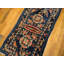 Hand Knotted Wool Area Rug in Blue