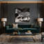 Art mural sur toile noir-1904398744