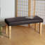 Lochner Polyester Blend Upholstered Bench
