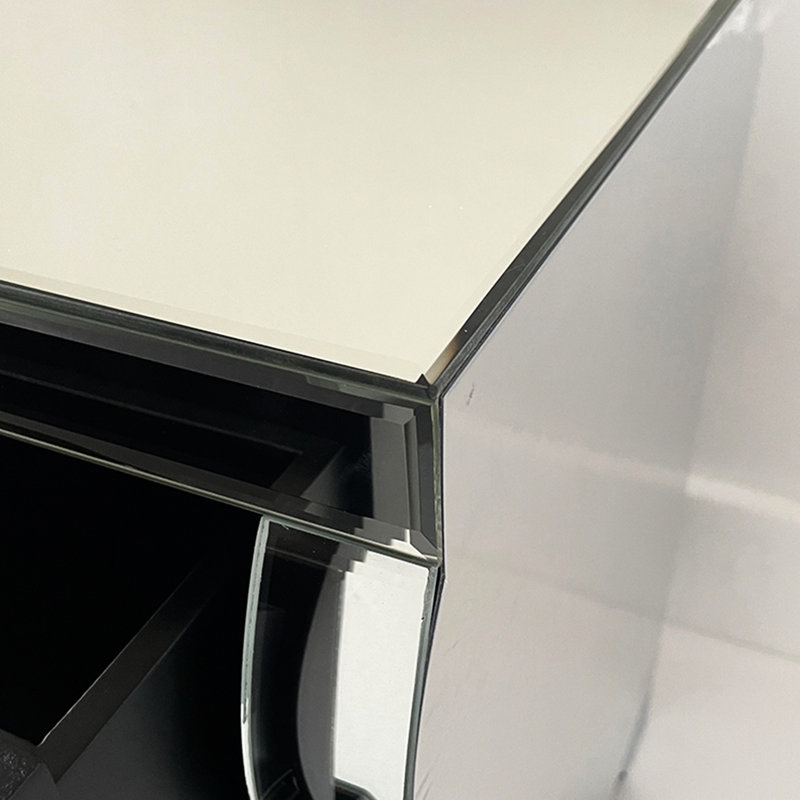 Table de chevet à miroir incurvée Baked