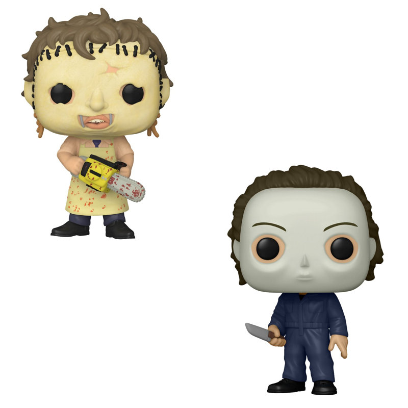 Funko Pop! Paquet de 2, Leatherface et Michael Myers # 1150 # 1156