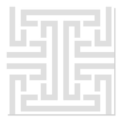 Labrynth Labyrinth Smooth Peel and Stick Wallpaper Panel