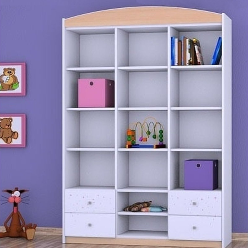 Phoenix 183cm H X 132cm W Kids Cube, Bright Pear