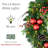 26" Battery-Operated Pre-Lit Adorned Artificial Wreath
