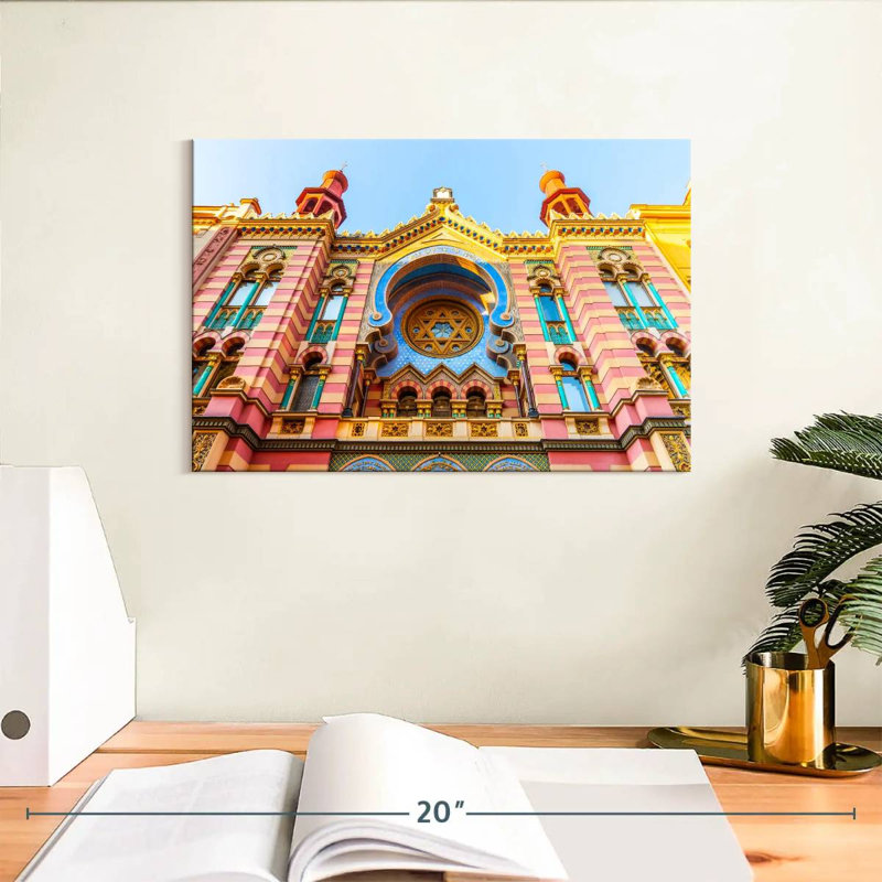 Adella Jubilee Synagogue, 8" H x 12" W