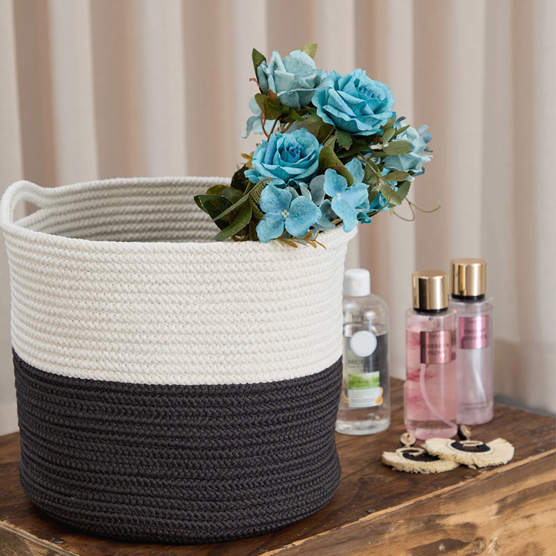 Panier décoratif 100% jute