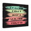 Dreams Don't Work Unless You Do - Wrapped Canvas Print