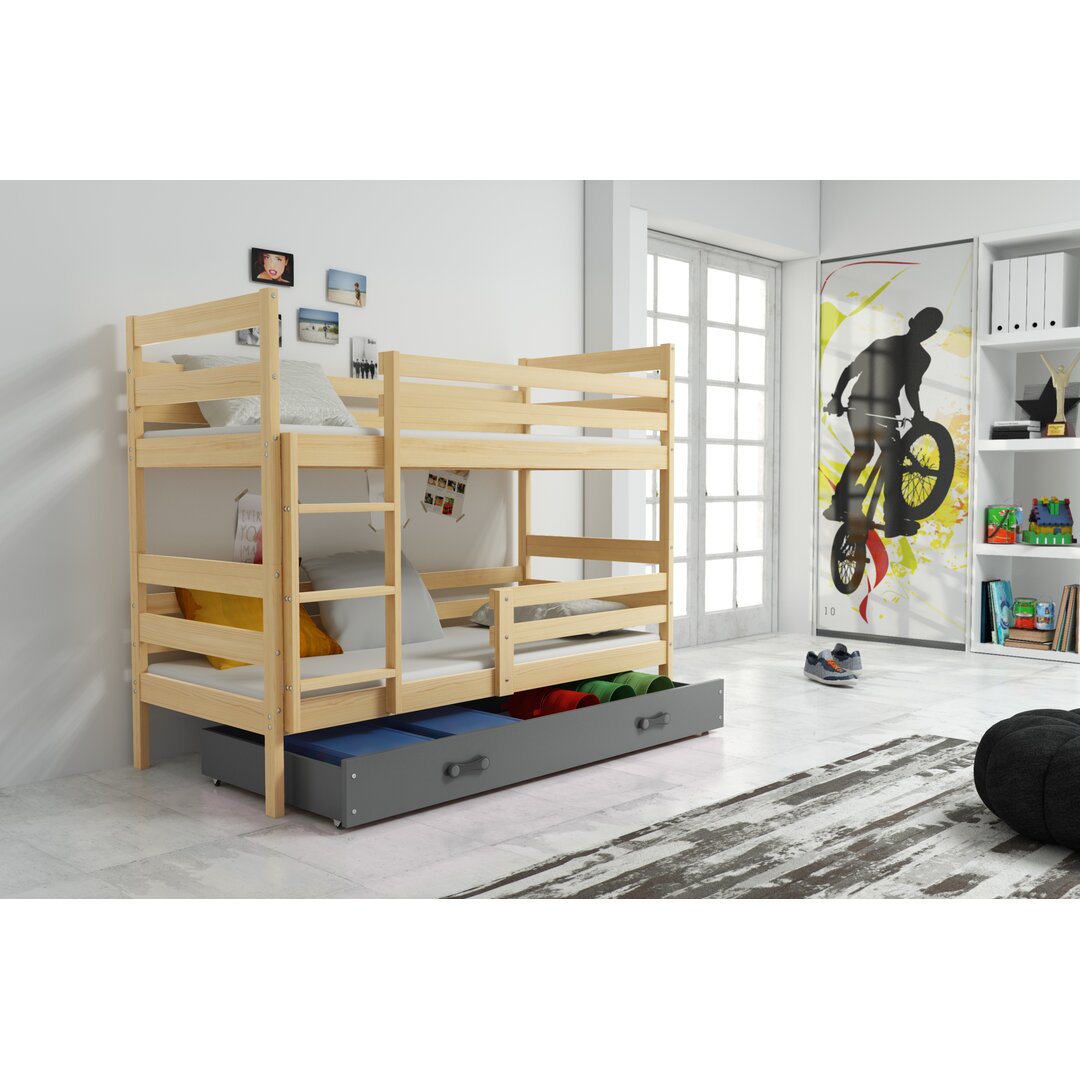 Kinderbett Sarina mit Schublade, 80 x 190 cm