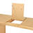 Masyn 71-86"Extendable Rectangular Dining Table Solid Wood-306127867
