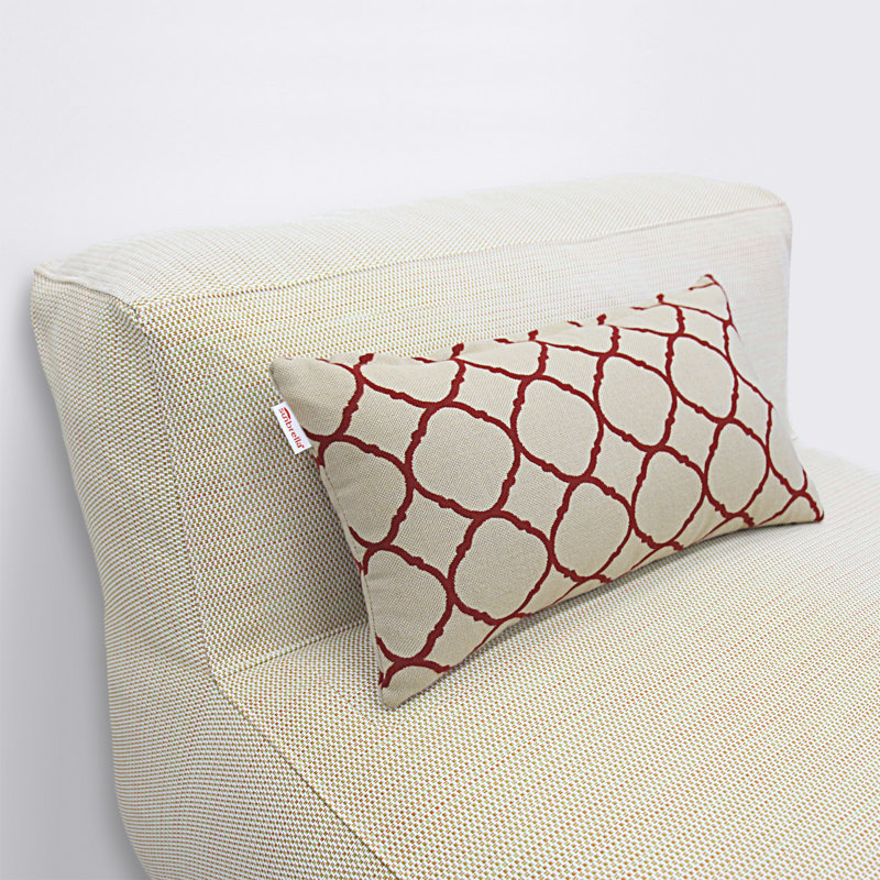 Coussin intérieur / extérieur (ensemble de 2), Floral beige