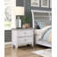 Table de chevet 1Pc avec 2 tiroirs, meubles en bois de conception classique