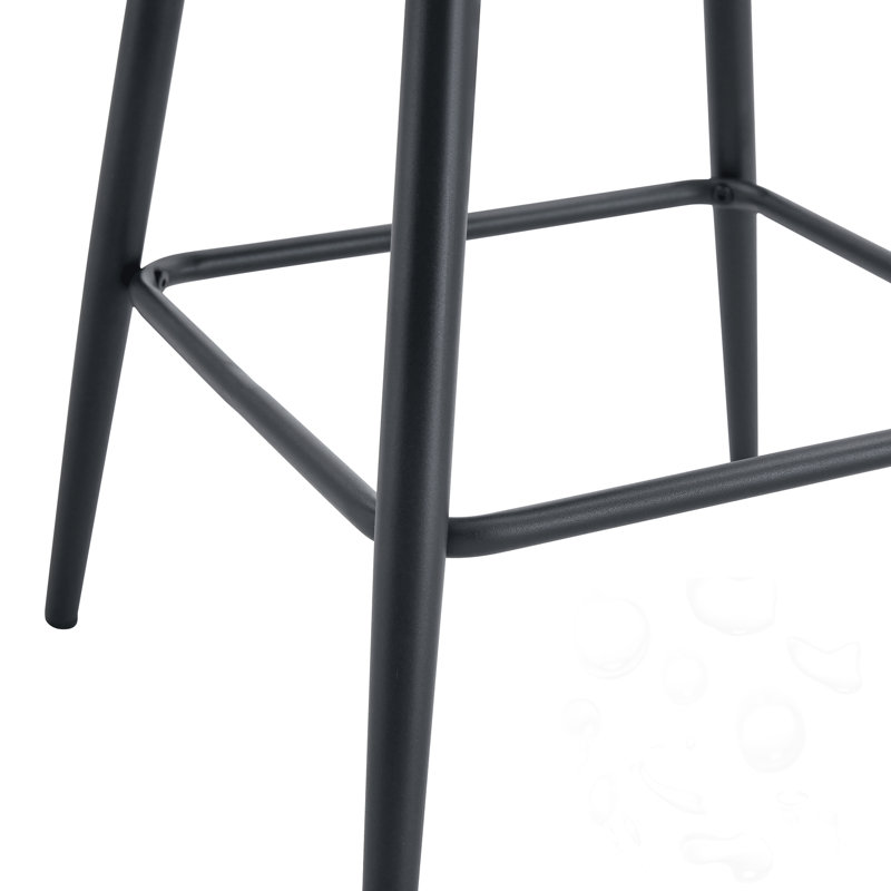 Tabourets de bar avec pieds en métal