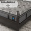 Matelas hybride ferme de 14 po avec mousse viscoélastique imprégnée de gel Hasegawa-601274529