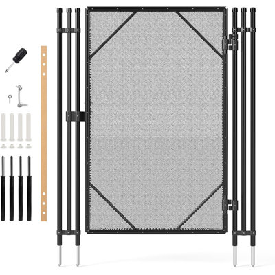 NL-NLSF4G Pool Fence Gate, Black, 4*2.5FT