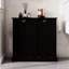 Two-Compartment Tilt-Out Laundry Sorter Cabinet-1306434974