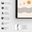 Sun Phases - Impression sur toile-61814541-61814542