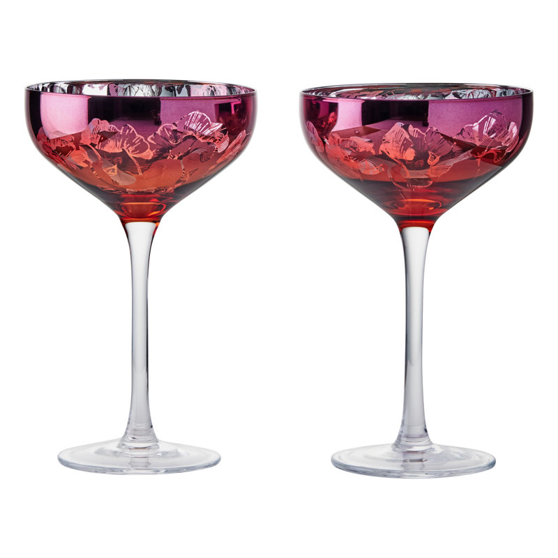 Bloom Champagne Saucers