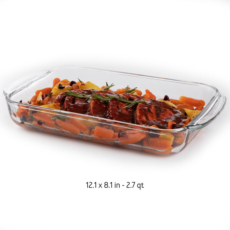 Baker's Basics Libbey 3-Piece Glass Casserole Baking Dish Set