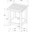 Table de bout en bois avec tablette