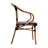Chiles All-Weather Commercial Paris Chairs with Bamboo Print Metal Frames-1790535366
