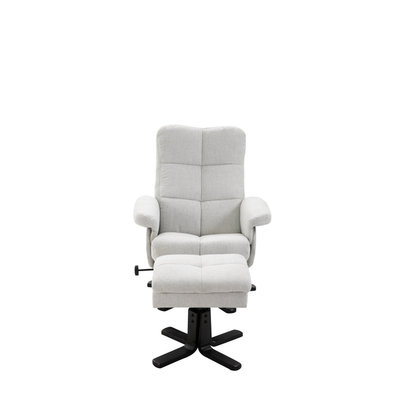 Kaylee 78cm Wide Ergonomic Recliner, Grey