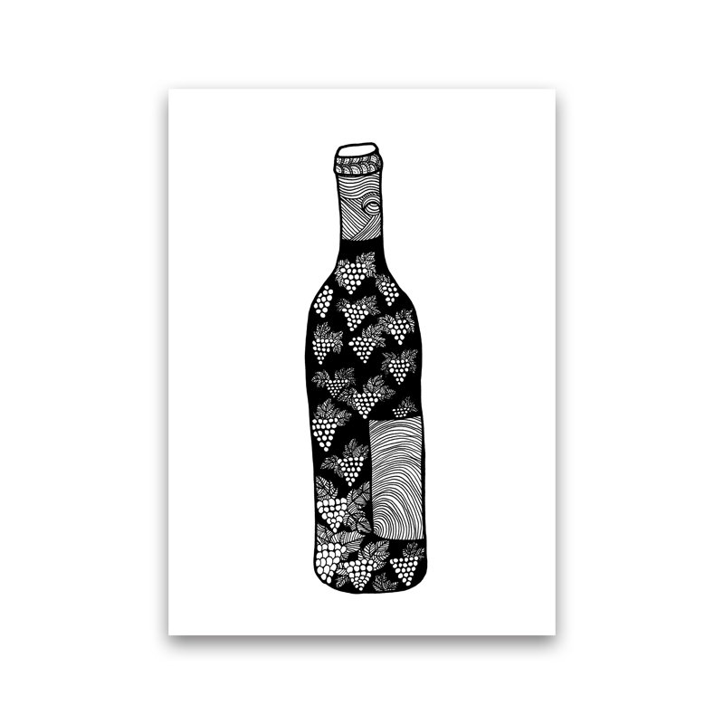 Wine Bottle by Carissa Tanton - Print, Unframed, 42cm H x 30cm W x 1cm D
