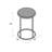 Kressley Stone Top End Table