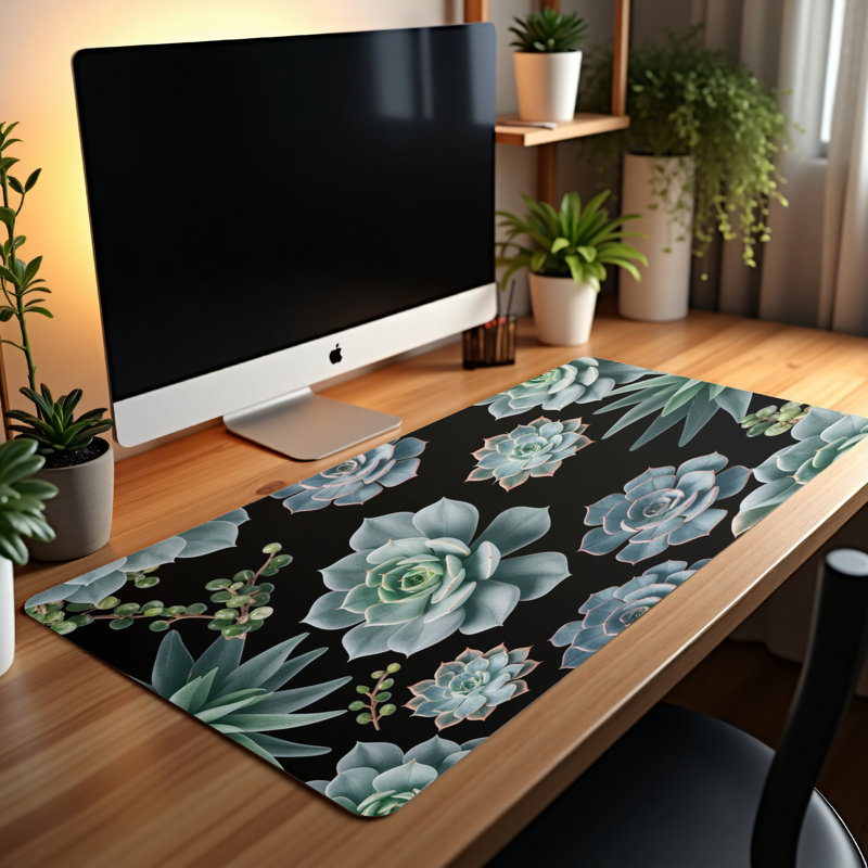 Polyester Desk Pad, 14.4x12.1