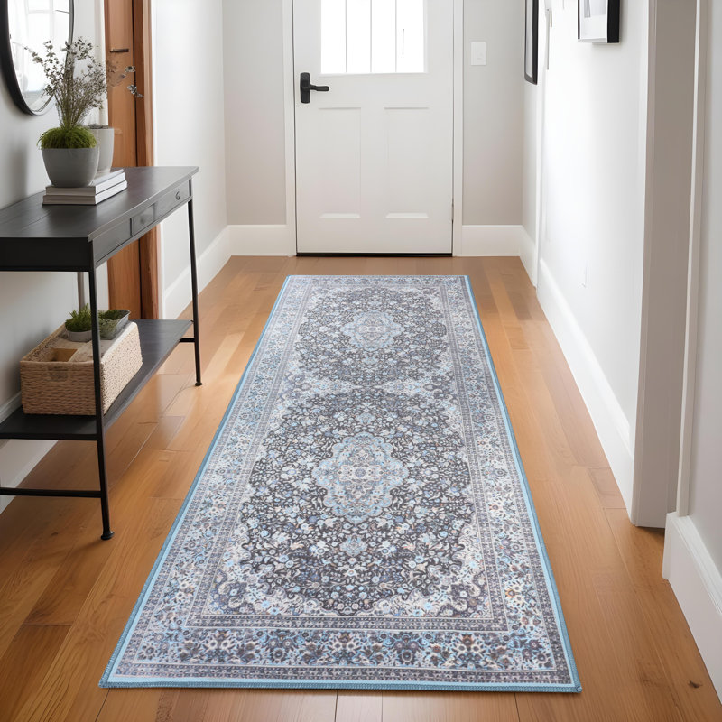 Oden Modern Farmhouse 100% Polyester Runner, Runner 2'6" x 7'6"