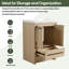 Meuble-lavabo simple 24 po avec plateau en résine-1034573848