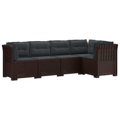 234 cm W Patio Sofa with Cushions