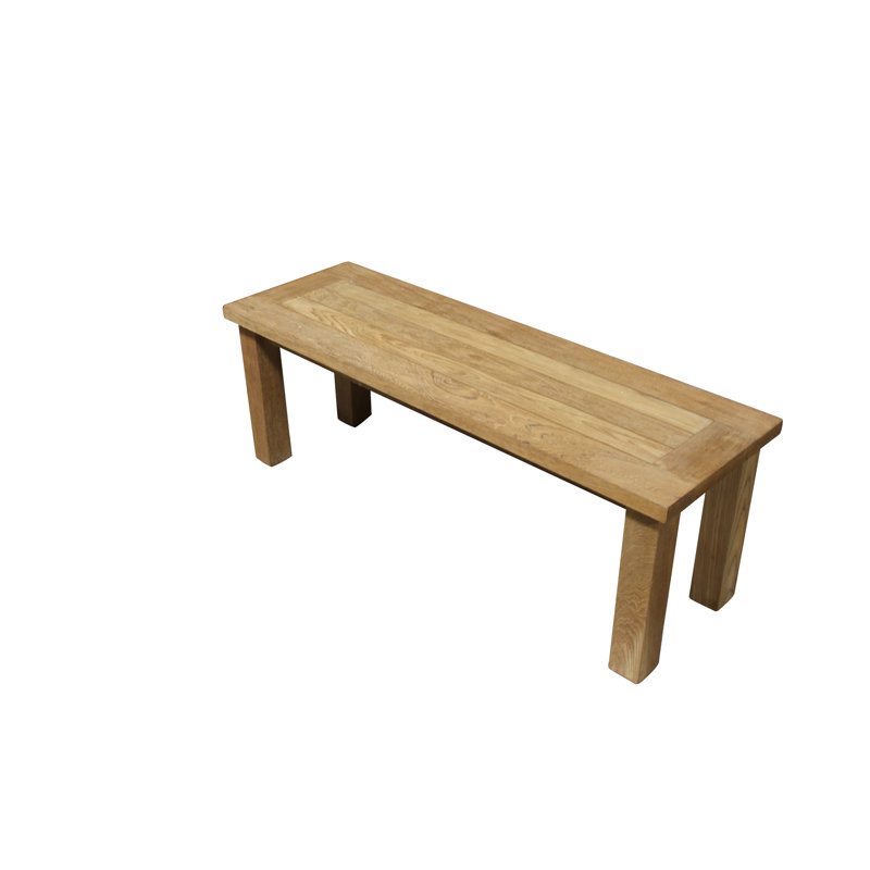 Banc d'extérieur en teck Jaterious, 18" H x 51" W x 16.5" D