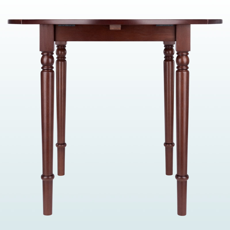 Skyler and Double Drop Leaf Dining Table, Walnut, Walnut