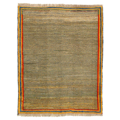 One-of-a-Kind Rectangle 5'3" X 6'5" Hand Knotted Area Rug
