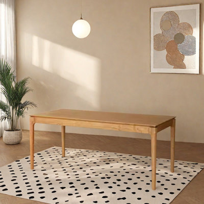 Table simple en bois massif de cerisier