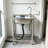 Stainless Steel Free Standing Single Bowl Kitchen Sink