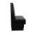 Single-Sided Restaurant Booth Seating - Black-117196485